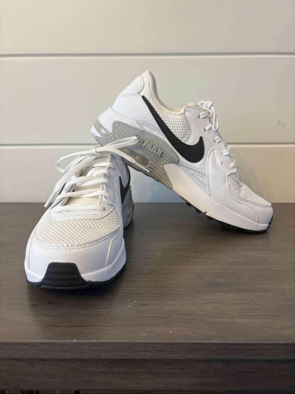 Nike Air Max Excee White and Black Trainers